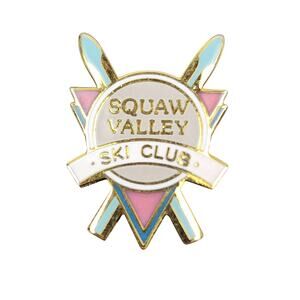 Vintage Ski Pin Squaw Valley Ski Club by Pinnacle Designs